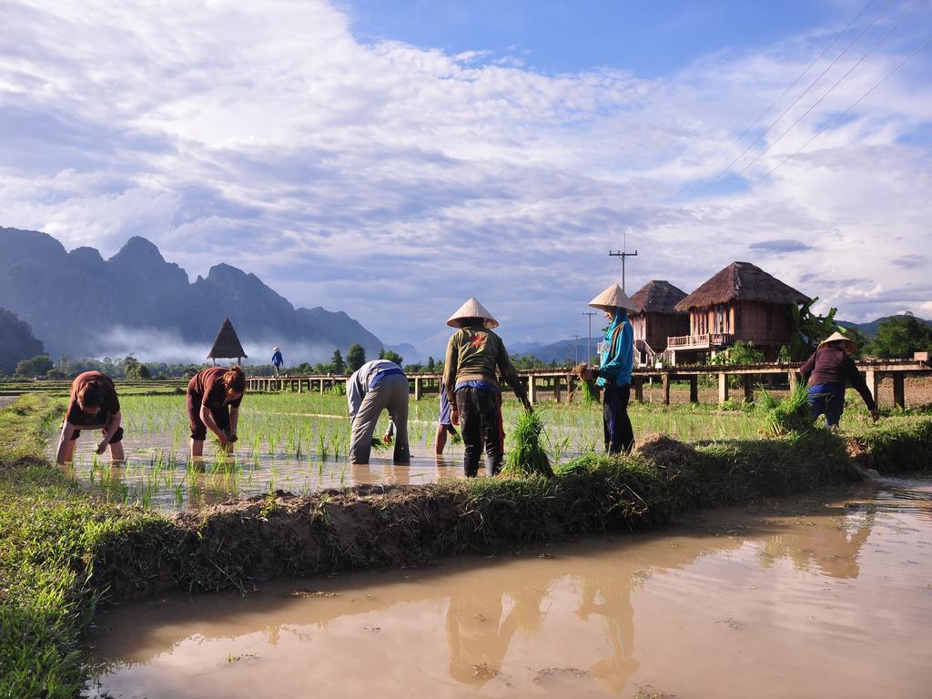 Viengtara Vangvieng Resort Vang Vieng Exterior photo